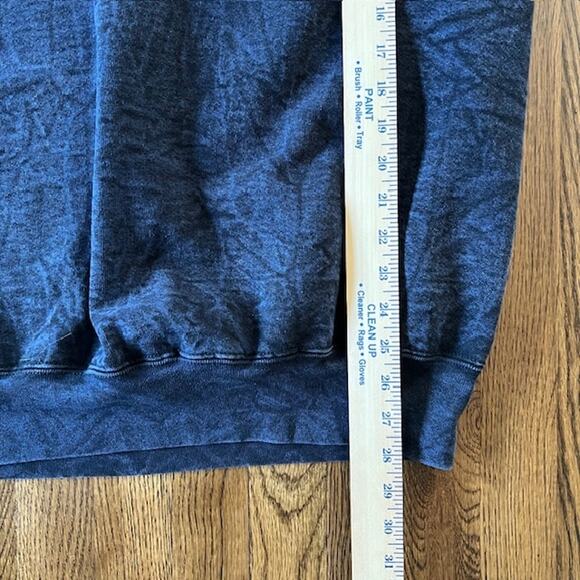 VTG Early Man Images Park City Utah Sweatshirt XL Blue Acid Wash Embroidered USA - Picture 7 of 8